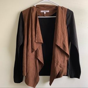 Foxcroft | Faux-Suede Front Waterfall Blazer